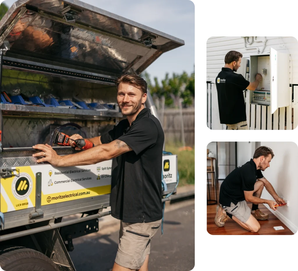 Dependable Brisbane electricians at work